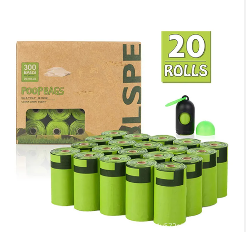 Eco-friendly Custom High-quality logo printed biodegradable waste bags